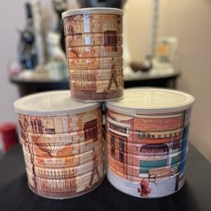 1994 Maxwell House Coffee & Very Special Arts Cans Randy Souders set of 3.